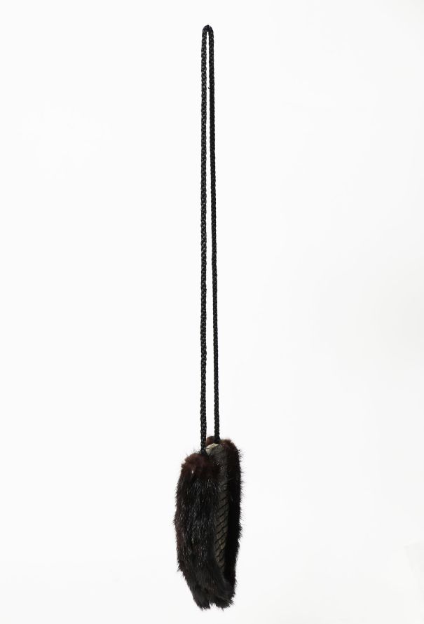 Jean-Louis Scherrer Fur Lamé Evening Bag - 5