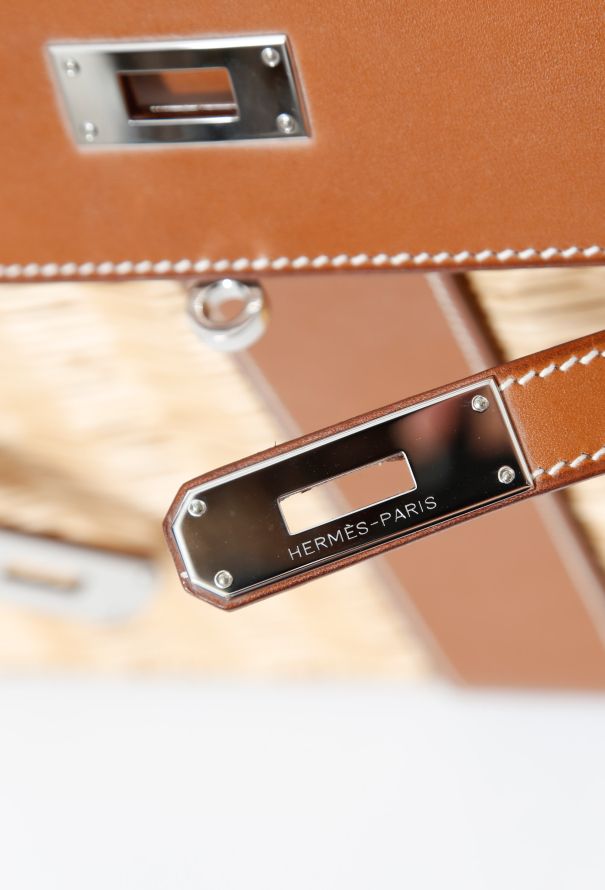 Hermès Collector Barenia & Osier Picnic Kelly 35 - 19