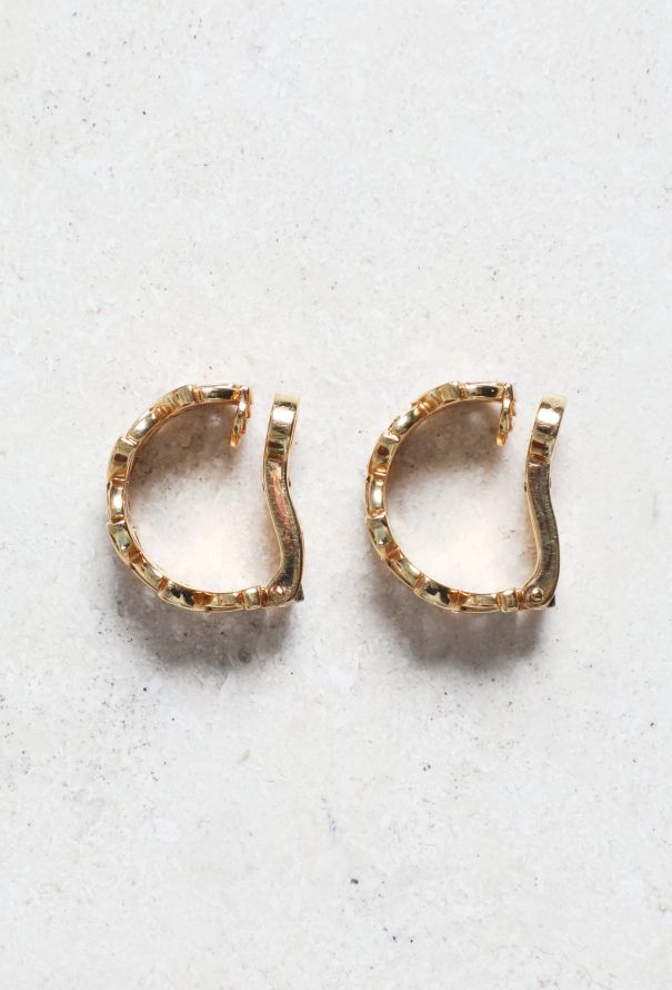 Mellerio 18k Gold & Diamond Floral Clip Earrings - 3