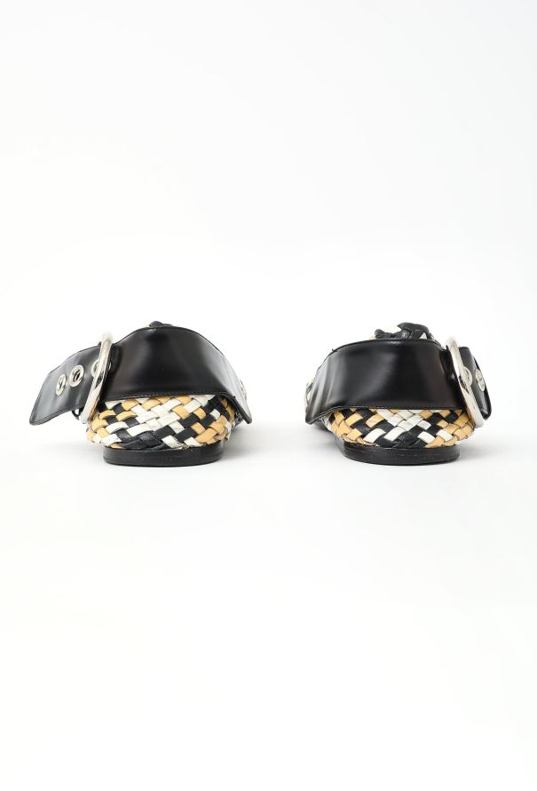 Céline Resort 2016 Woven Leather Babouche Flats - 6