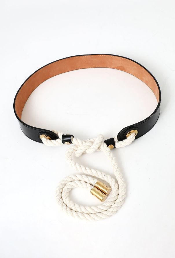 Louis Vuitton Resort 2010 Patent Leather Rope Belt - 4
