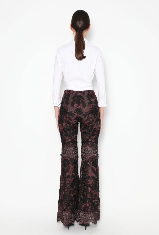 Gucci CAMPAIGN F/W 1999 Lace Palazzo Pants - 7