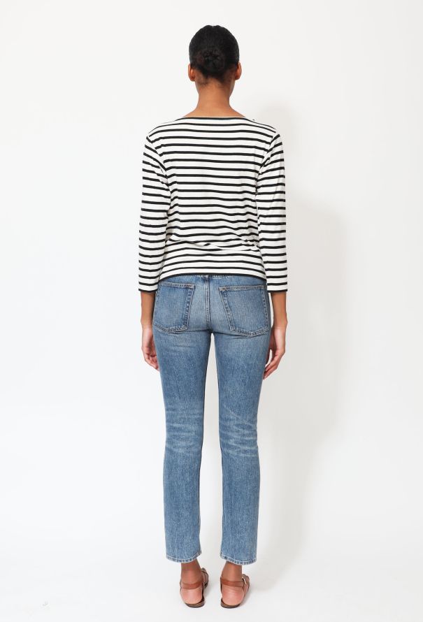 Saint Laurent 2015 Classic Marinière Cotton Top - 3