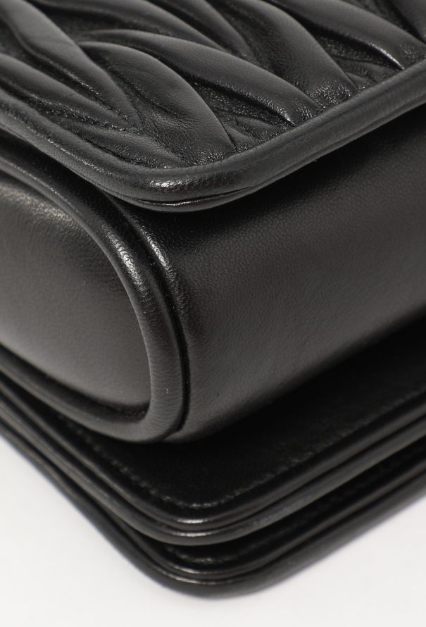 Miu Miu Black Quilted Club Bag - 8