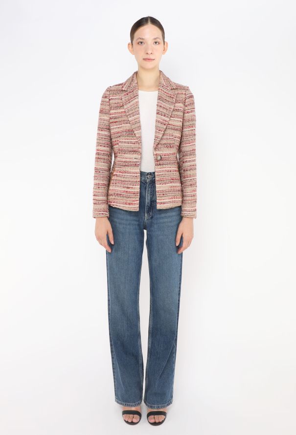 Prada F/W 2000 Tweed Cinched Blazer - 5