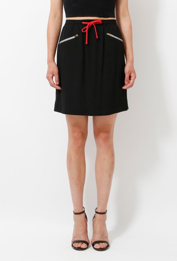Céline Drawsting Minimal Skirt - 2