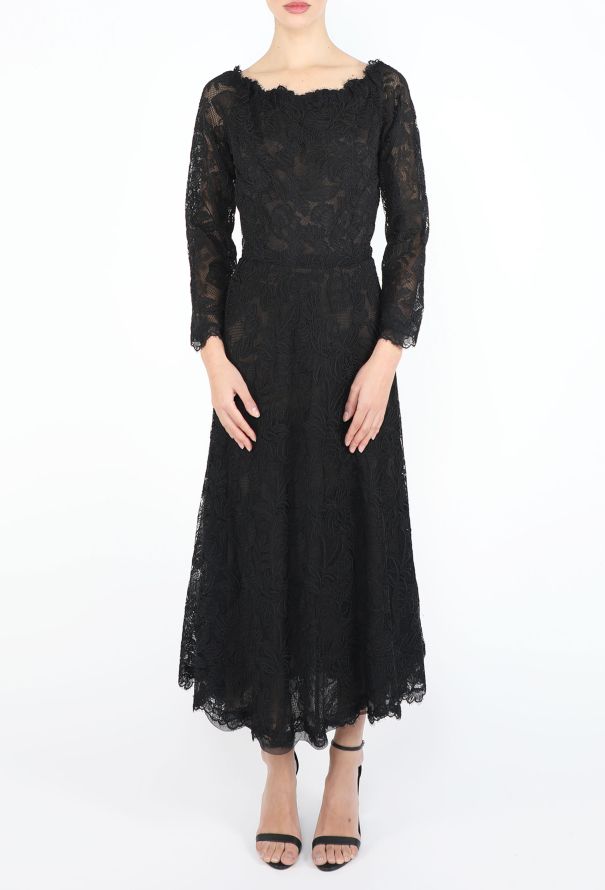 Saint Laurent Haute Couture 1999 Raschel Lace Dress - 3