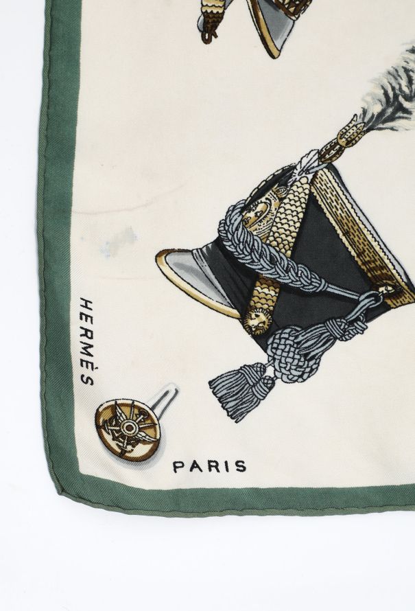 Hermès 1965 'Casques et Coiffures' 90cm Silk Carré - 5
