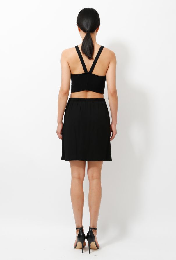 Céline Drawsting Minimal Skirt - 4