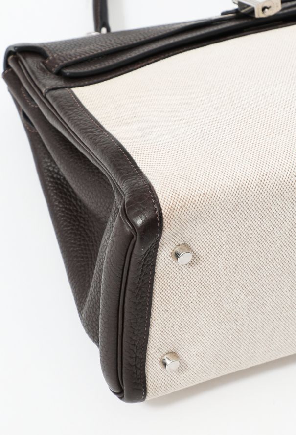 Hermès Clémence & Toile H Kelly Retourné 35 - 9