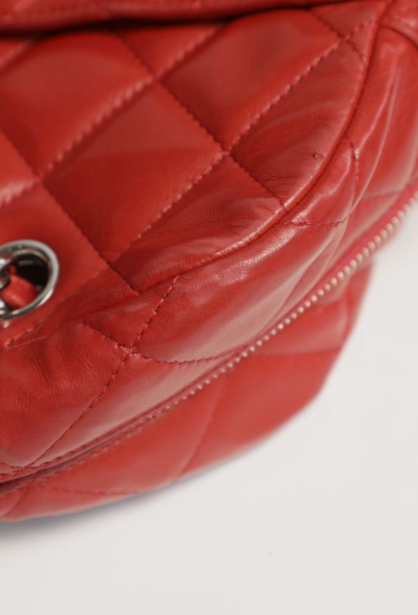 Chanel Red Jumbo Camera Bag - 13