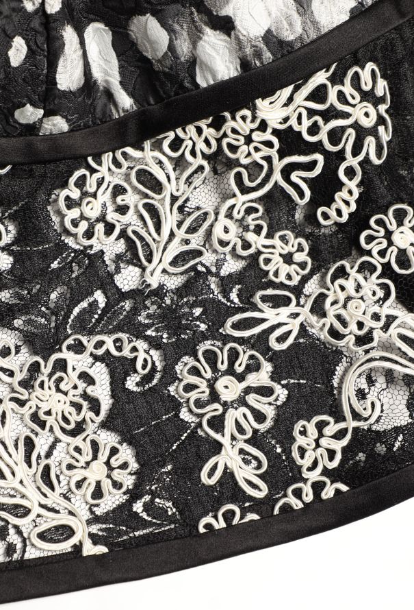 Rodarte F/W 2012 Embroidered Lace Dress - 7