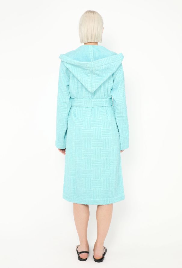 Bottega Veneta 2022 Intrecciato Terry Cloth Bathrobe Set - 5