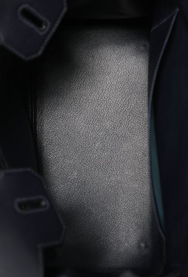 Hermès Elegant '90s Bleu Nuit Box Birkin 30 - 15