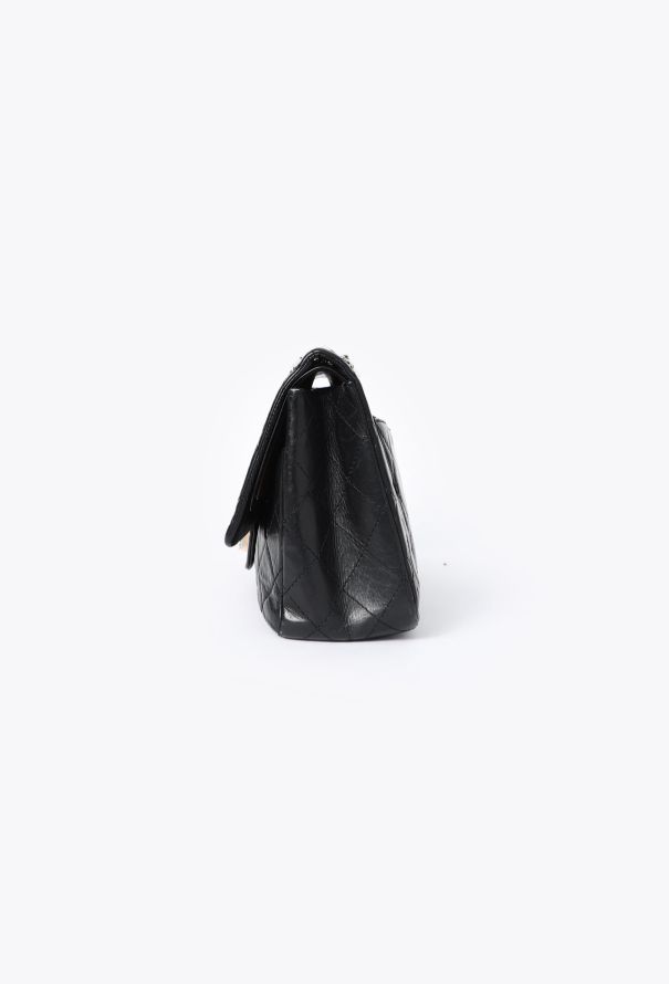 Chanel Black 2.55 Jumbo Flap Bag - 5