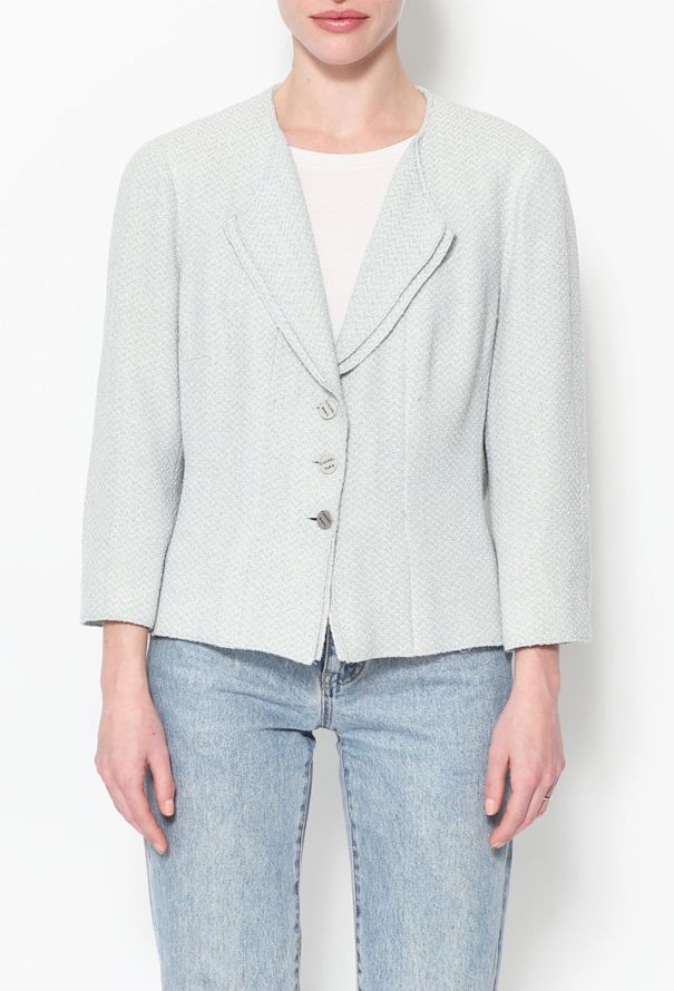 Chanel Bicolor Cropped Jacket - 4