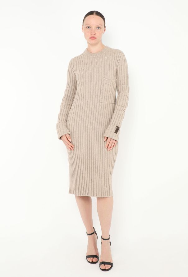 Louis Vuitton 2024 Pocketed Cashmere Dress - 3