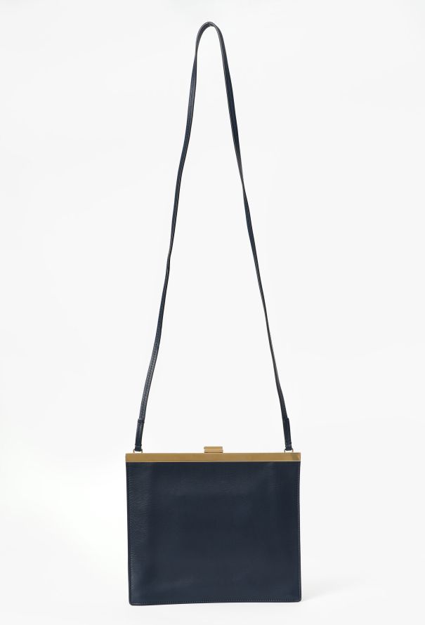 Céline Mini Leather Clasp Bag - 4