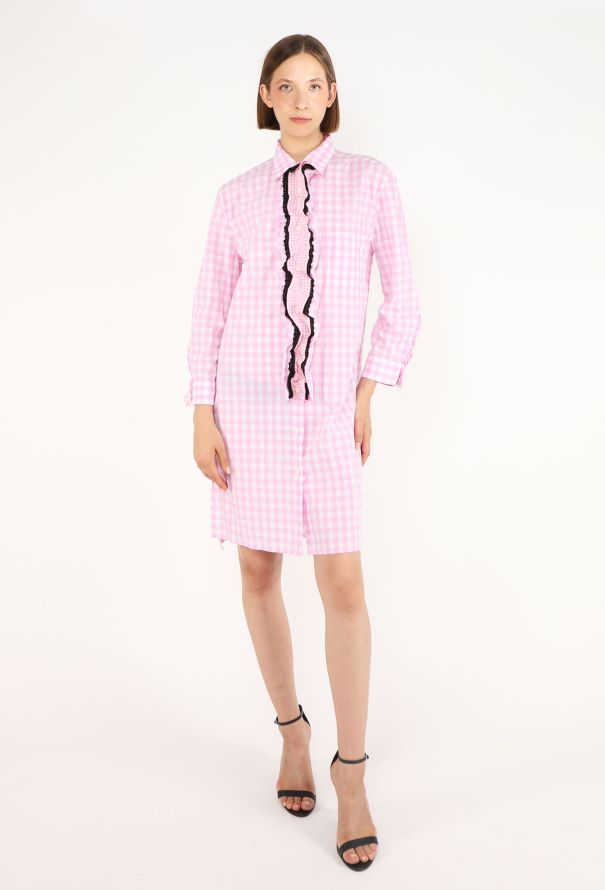 Prada Gingham Ruffled Dress, Pre-Fall 2013 - 4