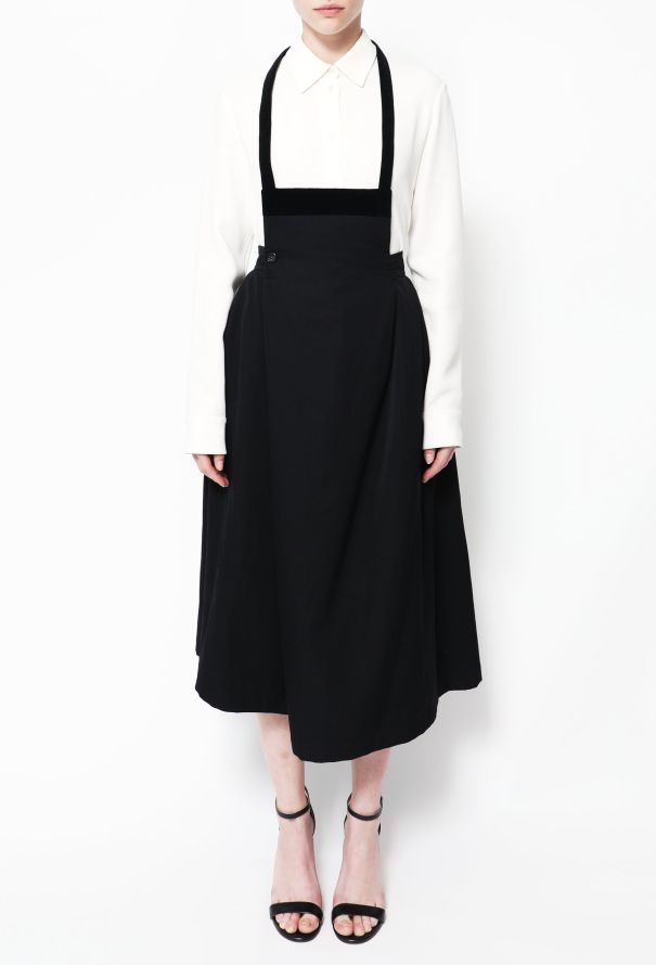 Comme des Garçons RARE 1988 Asymmetrical Apron Skirt - 2