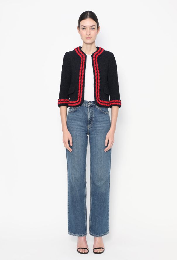 Gucci Resort 2016 Cropped Tweed Jacket - 4