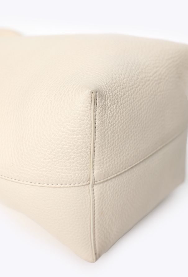 The Row White Small Park Tote Bag - 7