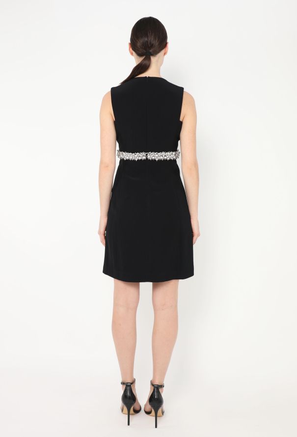 Balenciaga Strass Chevron A-Line Dress - 3