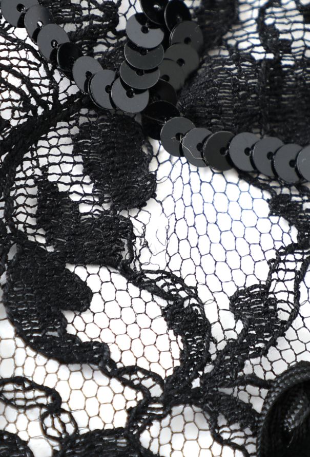 Dior Vintage Floral Lace Dress - 8