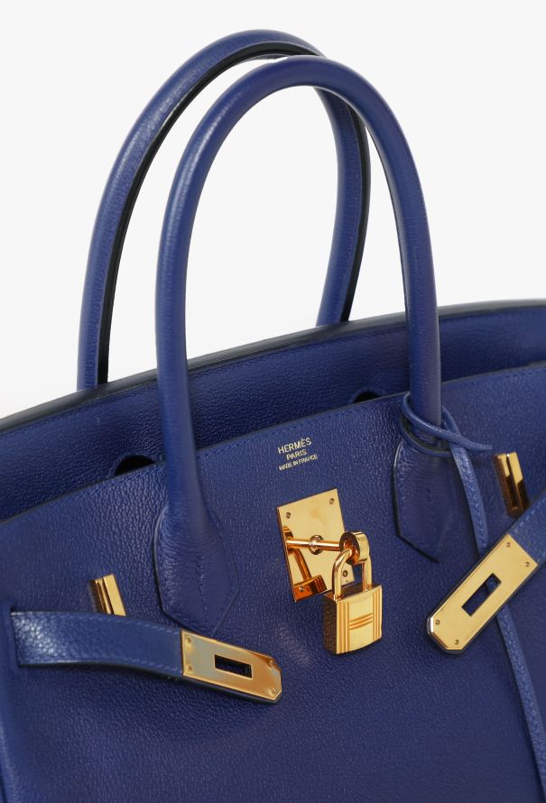 Hermès Bleu Sapphire Togo Birkin 30 - 14