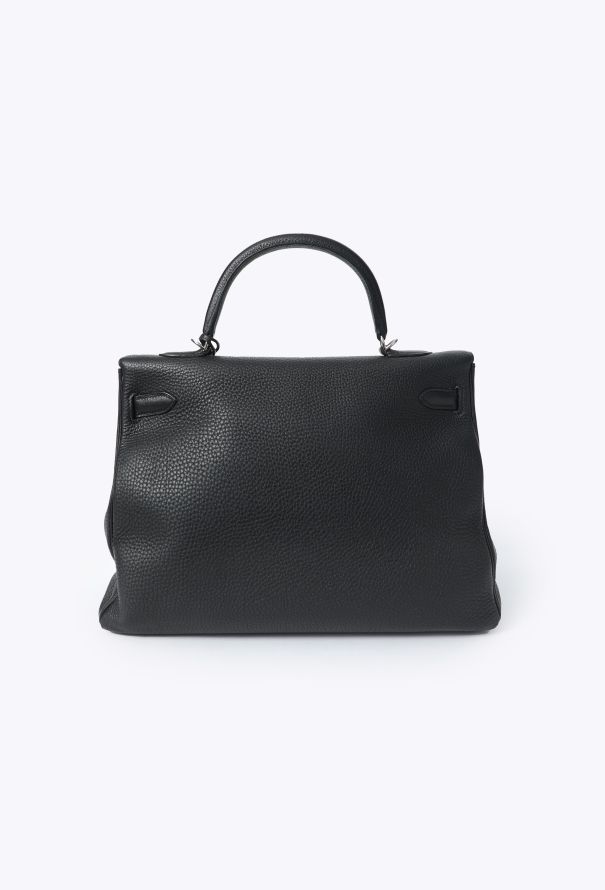 Hermès Black Togo Kelly Retourné 35 - 7