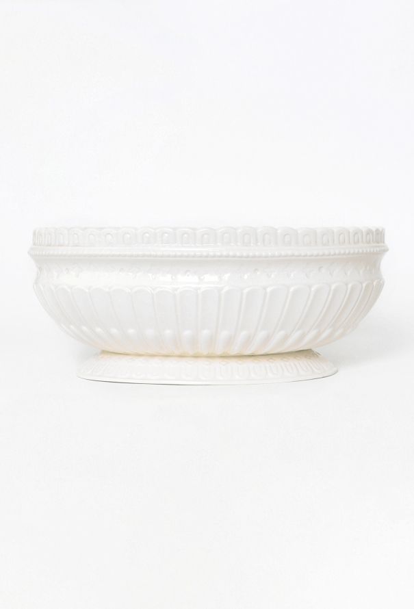 Dior '60s Scalloped Porcelain Serving Bowl - 1