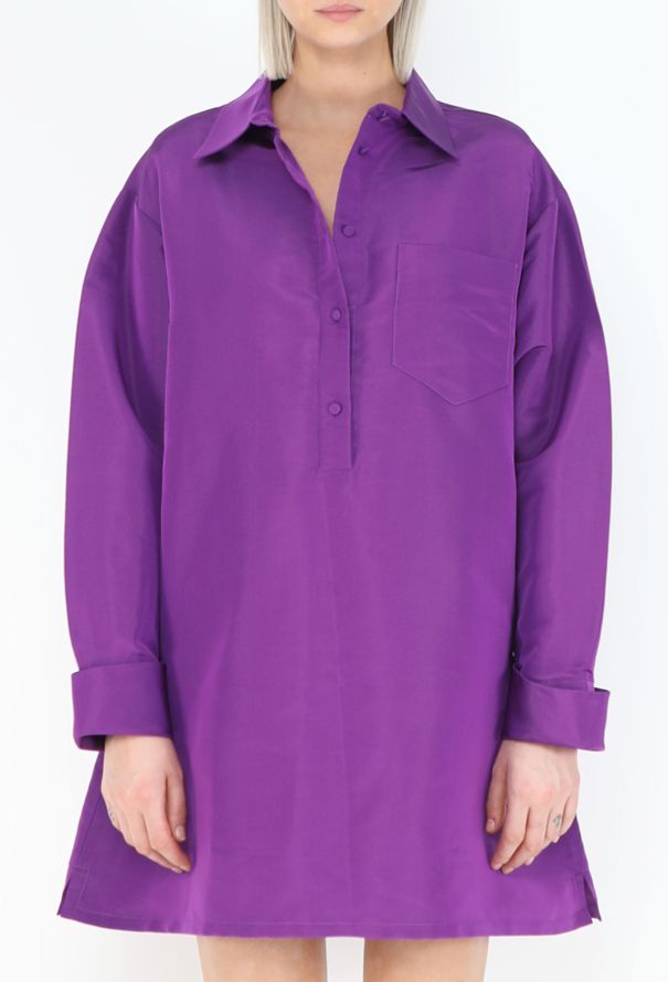 Valentino S/S 2022 Taffeta Oversized Tunic - 4