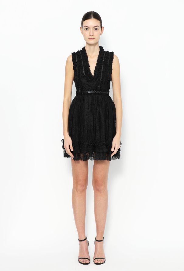 Givenchy 2011 Lace Zipper Dress - 3
