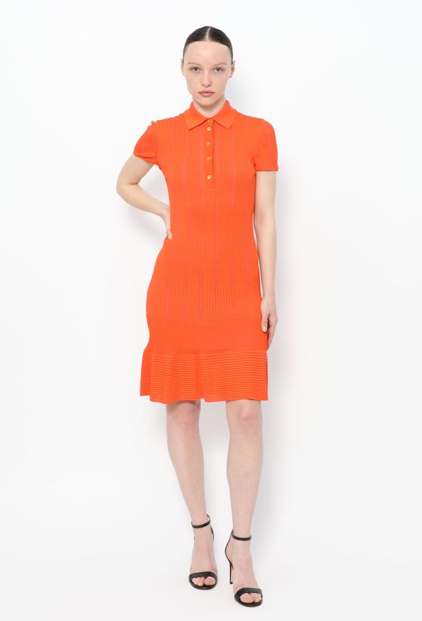 Alaïa 1992 Ribbed Polo Dress - 3