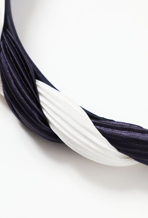 Exquisite Vintage Alexandre Paris Bicolor Braided Headband - 5