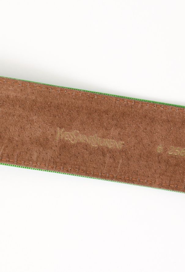 Saint Laurent 1993 Toile 'Love' Belt - 5