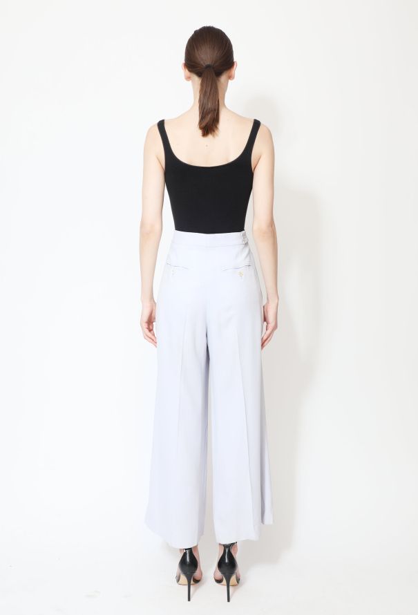 Chloé 2018 Wide-Leg Crêpe Trousers - 3