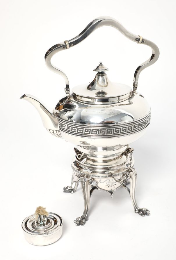 Tiffany & Co 1860s Grecian 7-piece Sterling Tea & Coffee Set - 2
