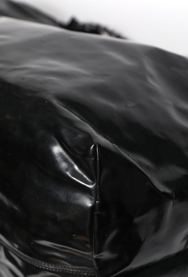 Chanel Black Patent Vinyl Coco Cabas XL Bag - 7