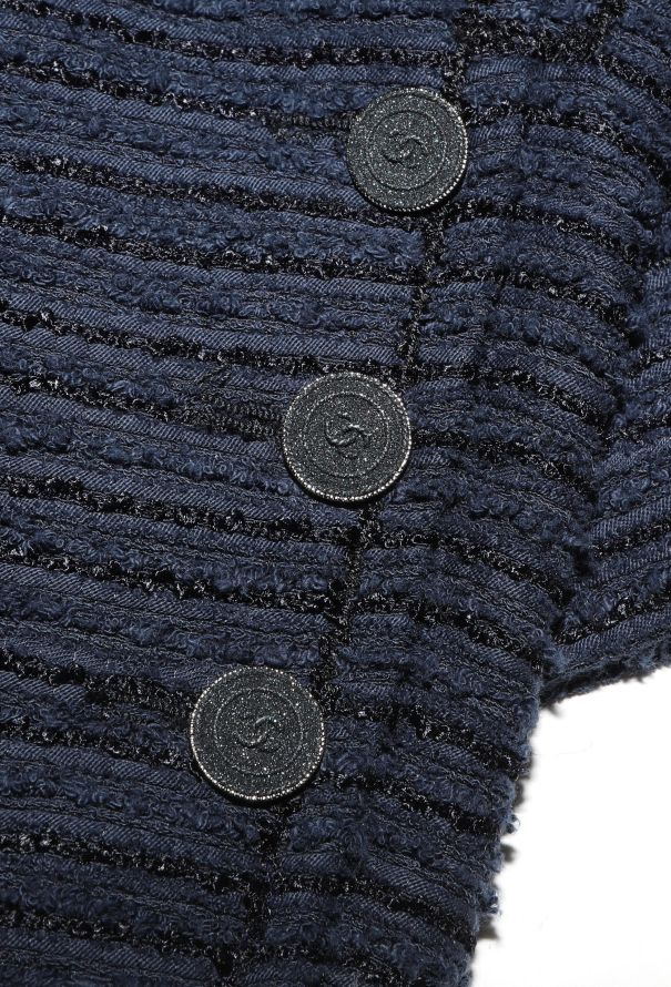 Chanel 2014 Bouclé Notched Jacket - 7