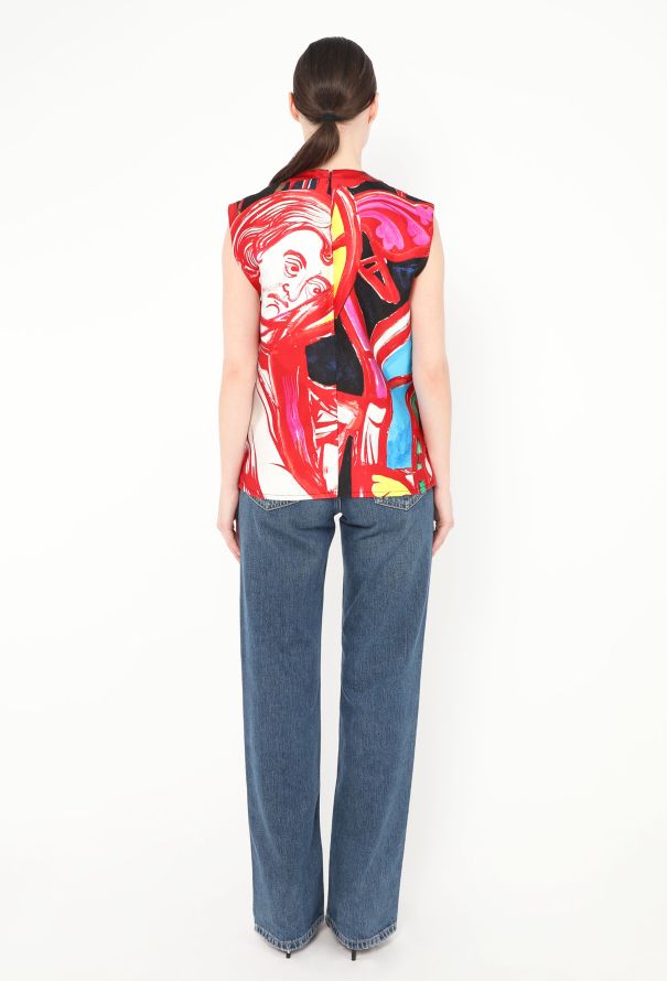 Balenciaga S/S 2012 Printed Tunic Top - 4