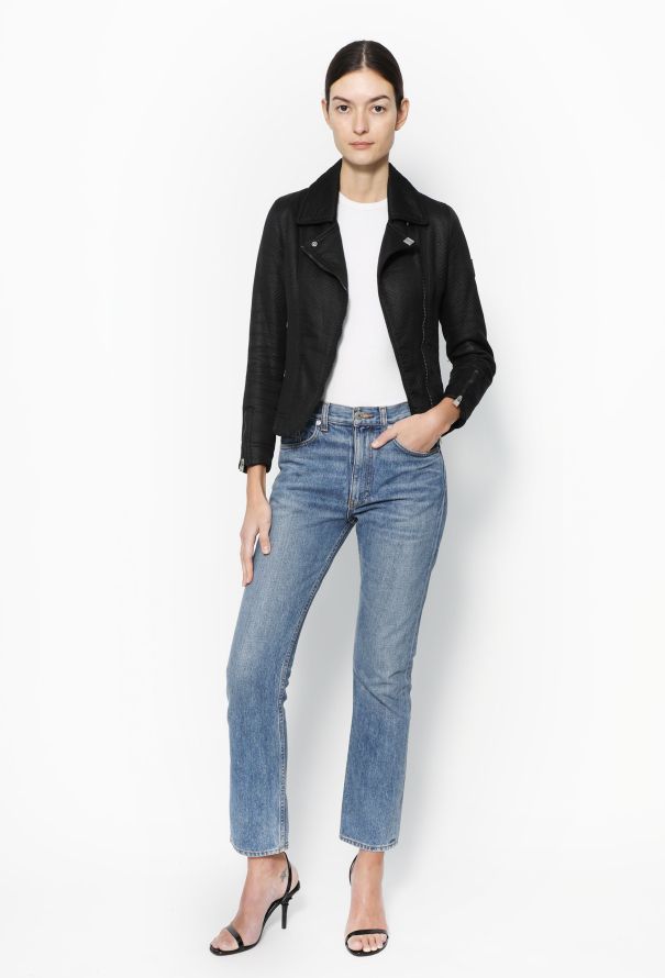 Chanel Quilted 'CC' Biker Jacket - 3