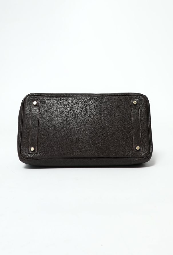 Hermès Ebène Mysore HAC Birkin 35 - 8