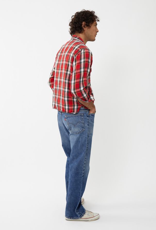 Men's Vintage 1960s Sanforized Flannel Shirt - 3