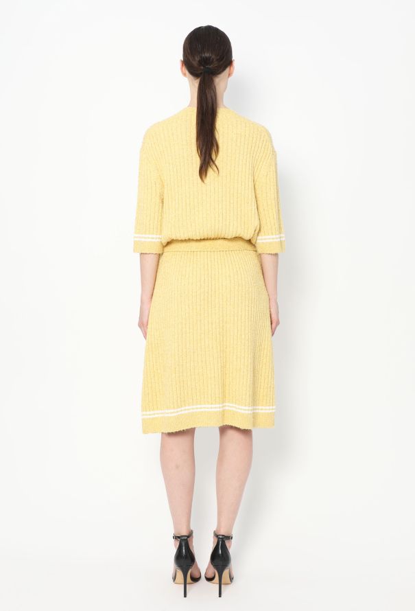 Chanel 2022 Belted Bouclé Tennis Dress - 6
