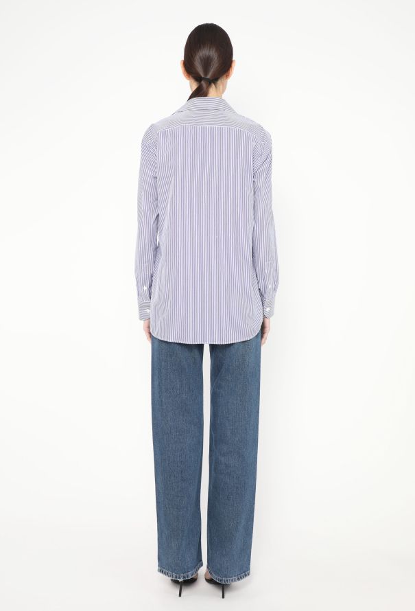 The Row 2023 Derica Pinstripe Shirt - 5
